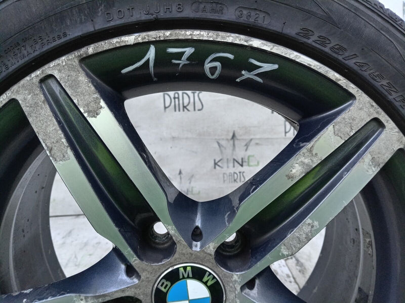 BMW F20 17" ALLOY WHEEL RIM 7.5J ET43 & TYRE 225/45/18 6850151