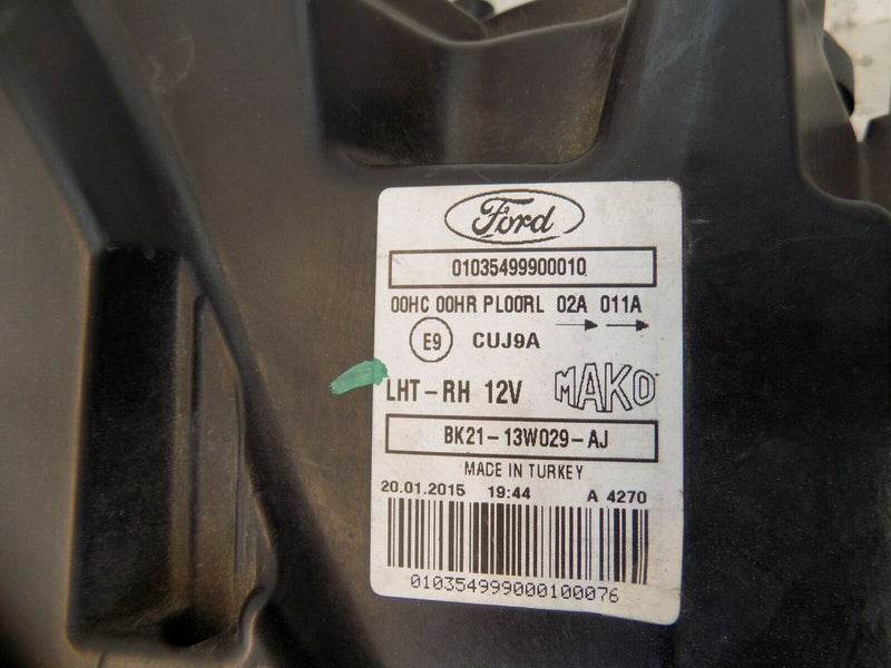 FORD TRANSIT CUSTOM 2012-2016 DRIVER RIGHT HALOGEN HEADLIGHT HEADLAMP
