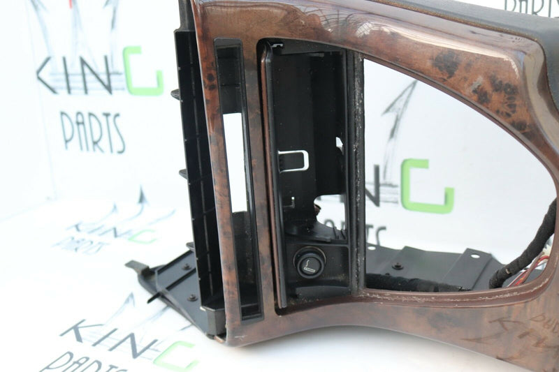 BMW X5 E53 2000-2006 CENTRE CONSOLE WITH ARMREST BLACK LEATHER & WOOD EFFECT