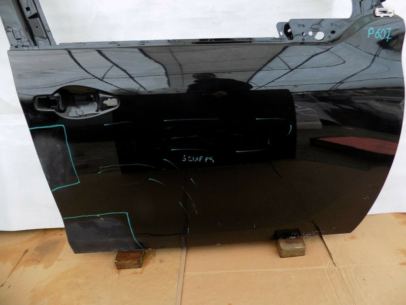 PEUGEOT 208 2012-2018 FRONT RIGHT DOOR PANEL BLACK *DAMAGE*