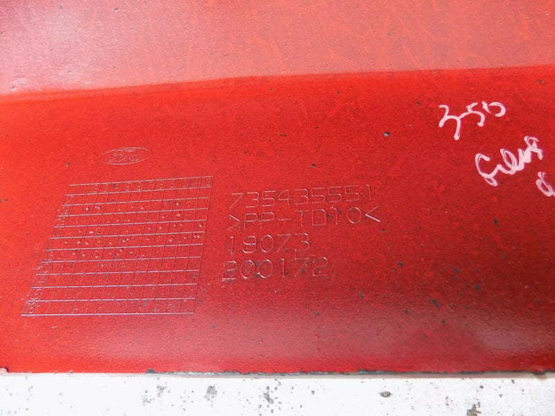 FORD KA MK2  2008-2012 REAR BUMPER  IN RED GENUINE FORD PART 735435551