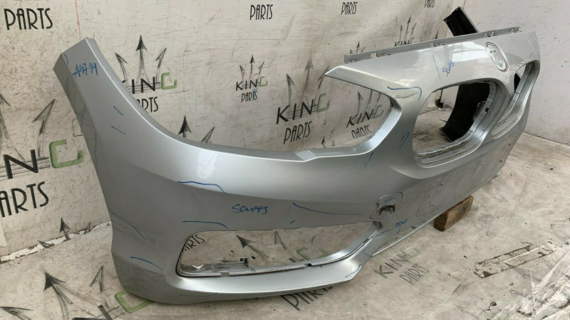 BMW 1 SERIES F20 2011-2015 FRONT BUMPER SILVER PDC GENUINE 417654481