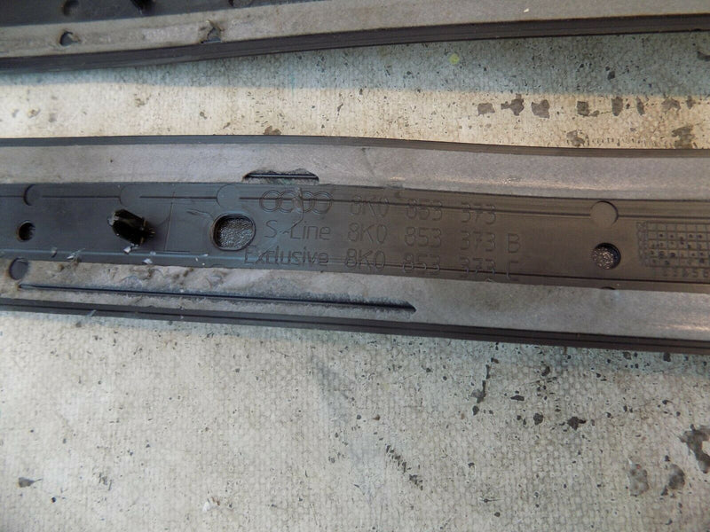 AUDI A4 B8 2009-2015 DOOR SILL TRIM PLATES LEFT & RIGHT 8K0853374 8K0853373