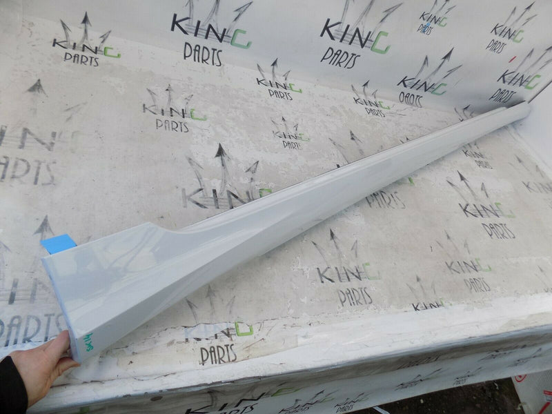 AUDI A6 C8 4K 2018-ON S-LINE RIGHT SIDE SKIRT SILL COVER WHITE 4K0853856A