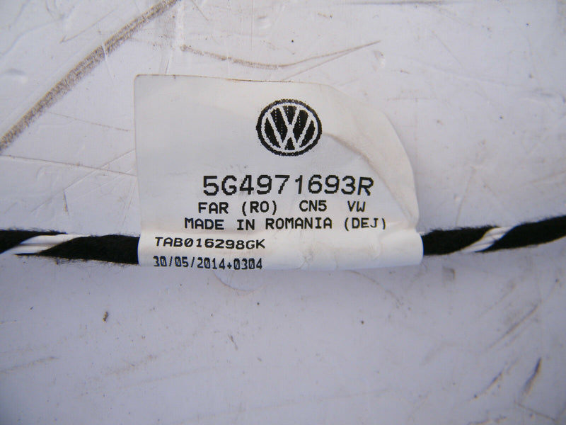 VW GOLF VII MK7 R GTI 2013-16 WIRING LOOM HARNESS FRONT DOOR LEFT SIDE 5G4971161