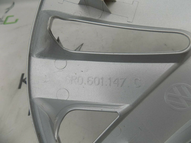 VOLKSWAGEN POLO 2009-2018 GENUINE CAP 1x WHEEL TRIMS 15' CAP COVERS 6R0601147C