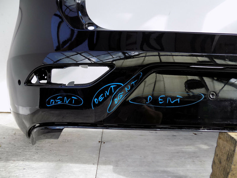 VOLVO V40 MK2 (MY13) 2013-2017 5DR BLACK REAR BUMPER GENUINE (2940)