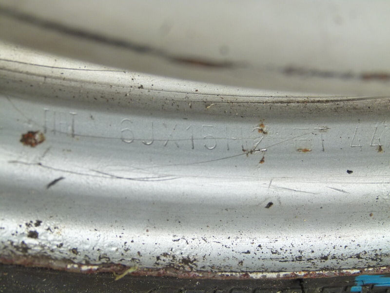 FIAT 15" WHEEL STEEL RIM & TIRE 6JX15H2 ET44 301150/13 GENUINE