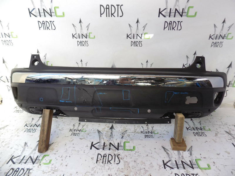 PEUGEOT 3008 II GT LINE 2017 BLACK REAR BUMPER GENUINE  9811865077