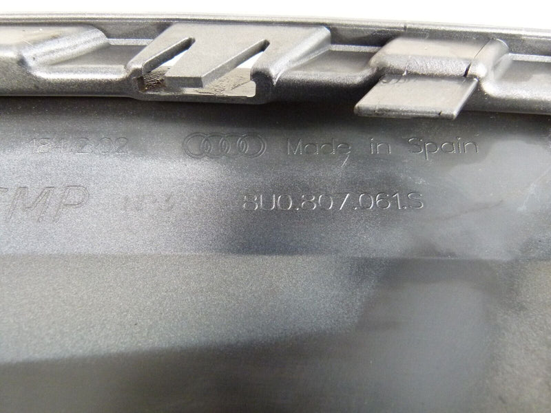 AUDI Q3 S-LINE 2014-16 FRONT BUMPER LEFT SPOLIER CORNER GENUINE 8U0807061