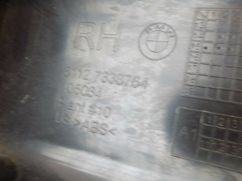 BMW X3 F25 2011-17 DRIVER RIGHT REAR BUMPER BRACKET MOUNT GUIDE 7338764 /B09-12