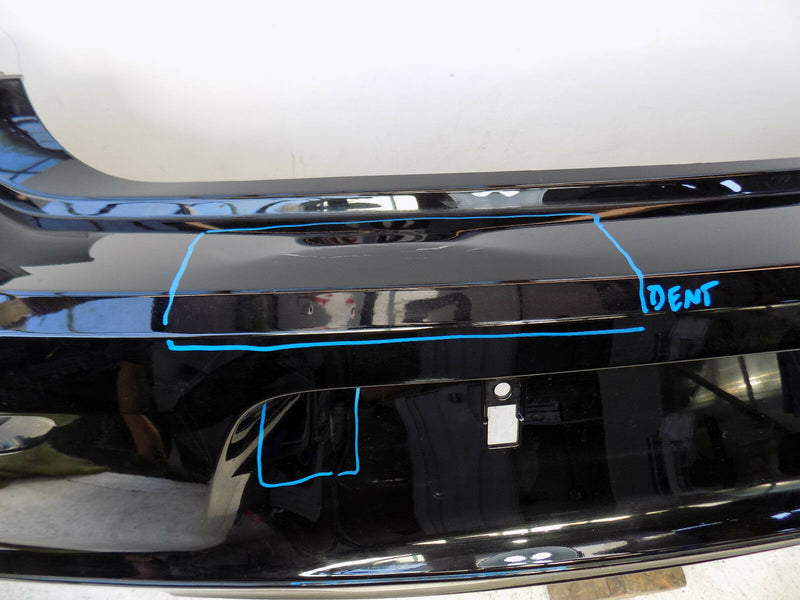 BMW 1 F20 2014-2016 LCI FACELIFT BLACK REAR BUMPER GENUINE 51127371752