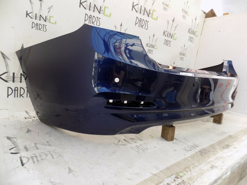 BMW 3 SERIES F30 2015-19 SPORT LINE LCI REAR BUMPER PDC HOLE BLUE 7384449