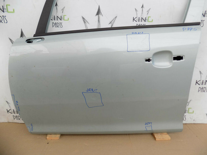 VAUXHALL CORSA D 5DR 2011-2014 FACELIFT FRONT LEFT DOOR PANEL GREY GENUINE
