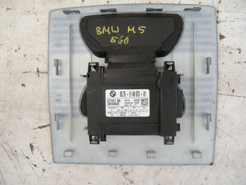 BMW 5 SERIES E60 M5 2003-2010 ULTRA SONIC ROOF ALARM SENSOR MODULE 9149673