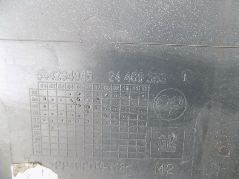 VAUXHALL ASTRA H V MK5 2004-2009 5 DOOR BLACK REAR BUMPER GENUINE