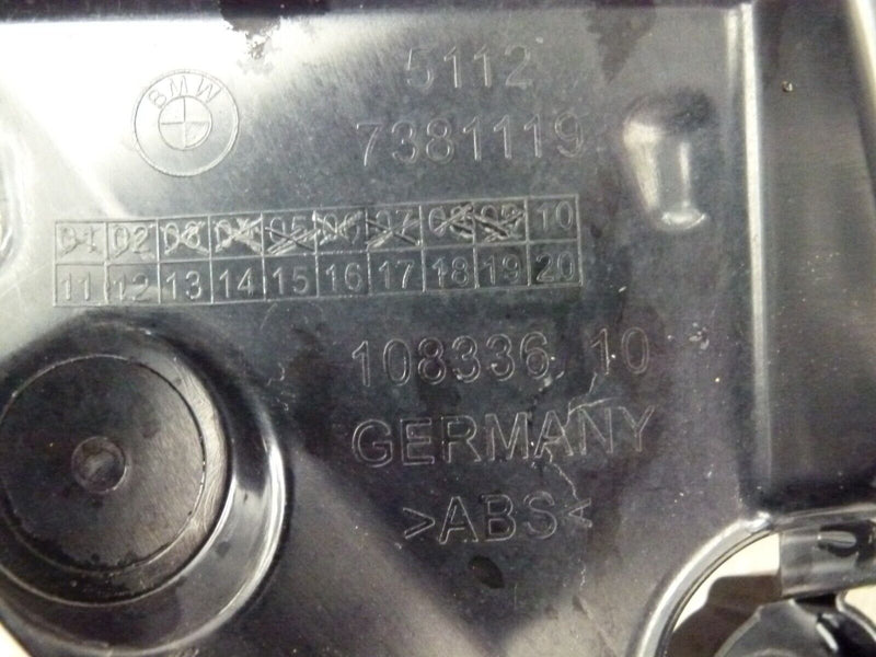 BMW X1 F48 2015-2019 REAR BUMPER LEFT CORNER GENUINE 5112 7381119