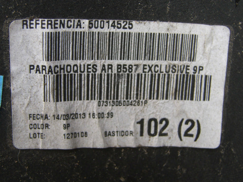 Citroen C4 Grand Picasso 2006-2013 Rear Bumper Genuine Grey (6308)