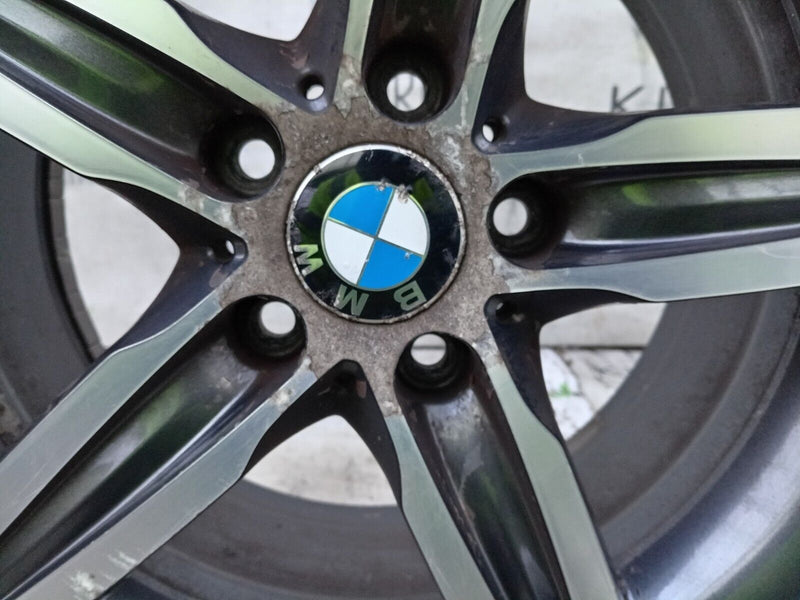 BMW F20 17" ALLOY WHEEL RIM 7.5J ET43 & TYRE 225/45/18 6850151