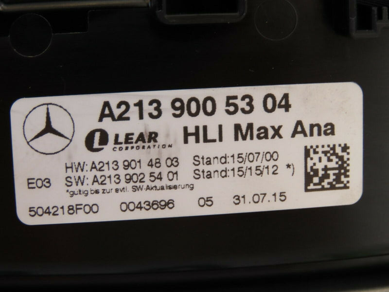 MERCEDES E CLASS W213 2017-ON HEADLIGHT CONTROL BALLAST CONTROL UNIT MODULE