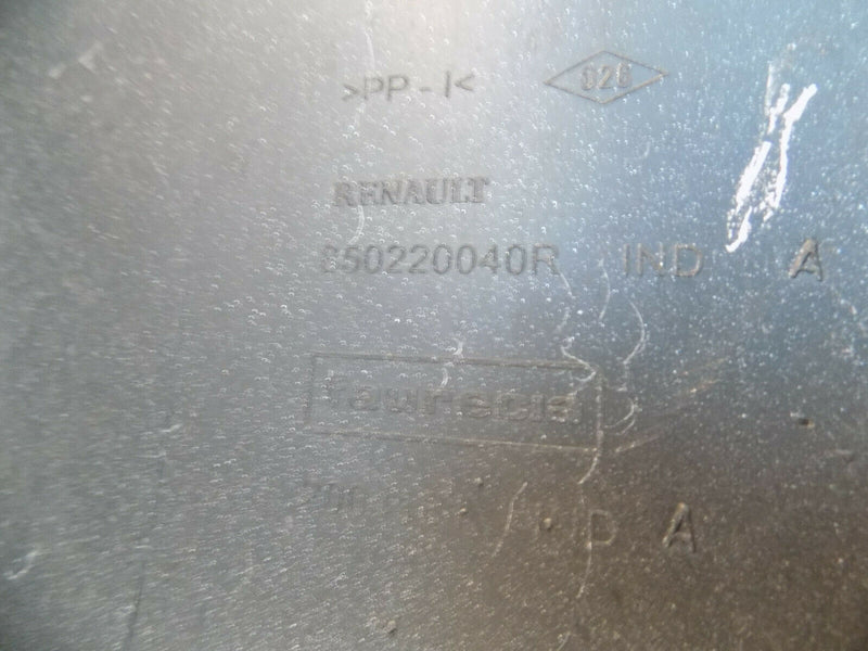 RENAULT GRAND SCENIC MK3 2009-2012 SILVER REAR BUMPER GENUINE 850220040R