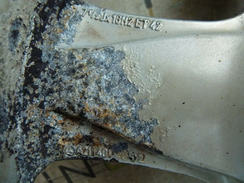 MERCEDES W211 GENUINE ALLOY WHEEL 16" 7.5Jx16H2 ET42 TYRE 225/55 R16