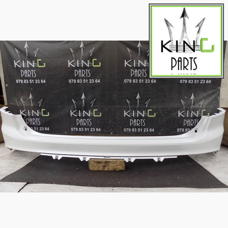 VOLVO XC90 II XC 90 2014-17 WHITE REAR BUMPER GENUINE UPPER PART 31353390
