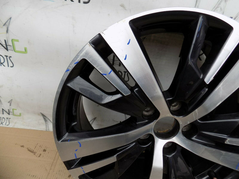 PEUGEOT 3008 18" INCH RIM ALLOY WHEEL 7.5J ET49 BLACK 9809687377