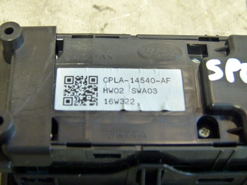 RANGE ROVER SPORT 13-17 DRIVER DOOR WINDOW MIRROR SWITCH PANEL CPLA14540AF