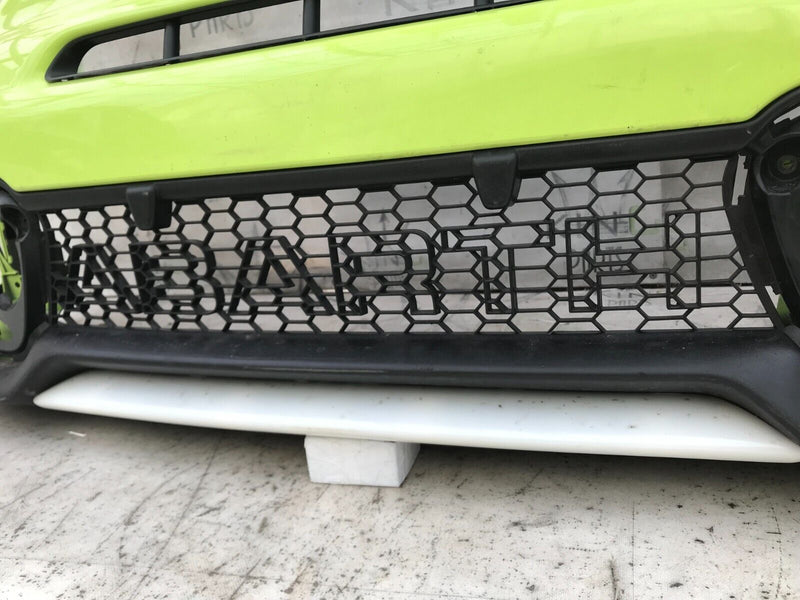 FIAT 500 ABARTH 595 2016-UP LCI FRONT BUMPER GREEN+GRILL OEM 735633044