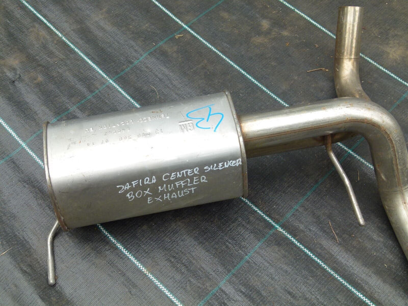 VAUXHALL ZAFIRA PIPE & EXHAUST MUFFLER BOX SILENCER *CUT TO ORDER 13290368