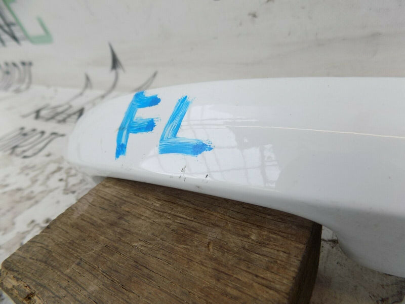 FORD FIESTA MK7 ST-LINE FRONT LEFT DOOR HANDLE EXTERIOR WHITE COMPLETE