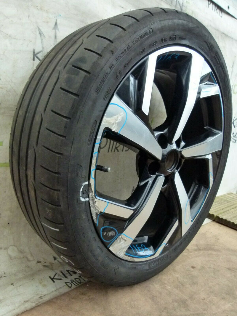 NISSAN QASHQAI 2020> ALLOY WHEEL 19" 7JX19H2 ET40 N88901-7 TYRE 225/45 R19