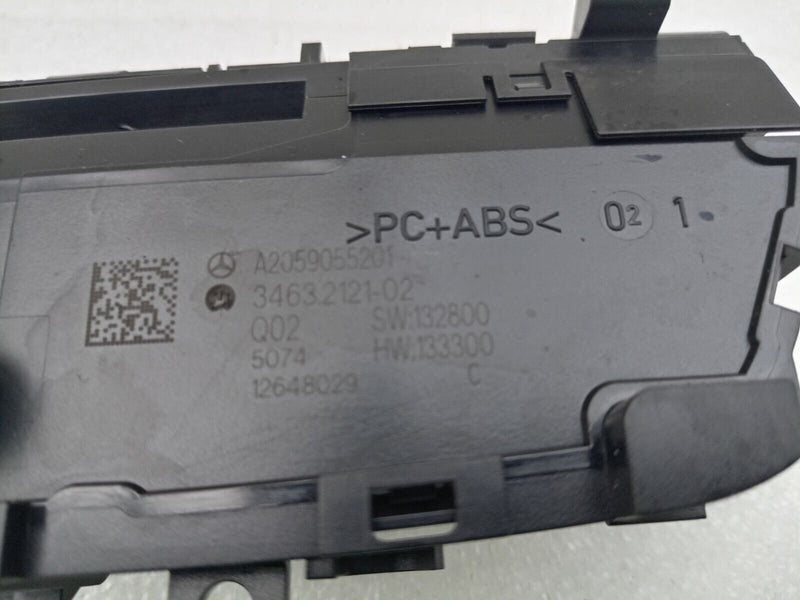 MERCEDES C CLASS W205 2014-21 MEDIA CONTROL PANEL, TEL, NAVI, A2059055201 #