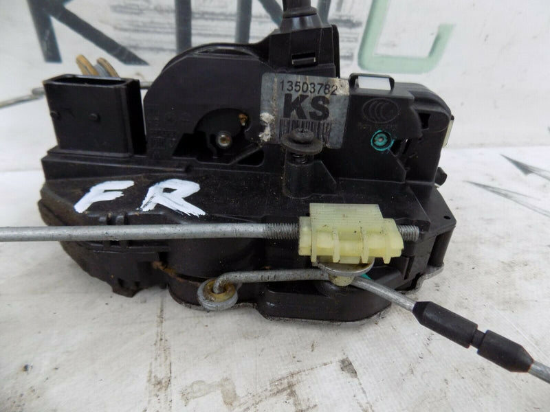 VAUXHALL INSIGNIA A 2008-16 - FRONT RIGHT SUPPORT HANDLE + DOOR LOCK MECHANISM