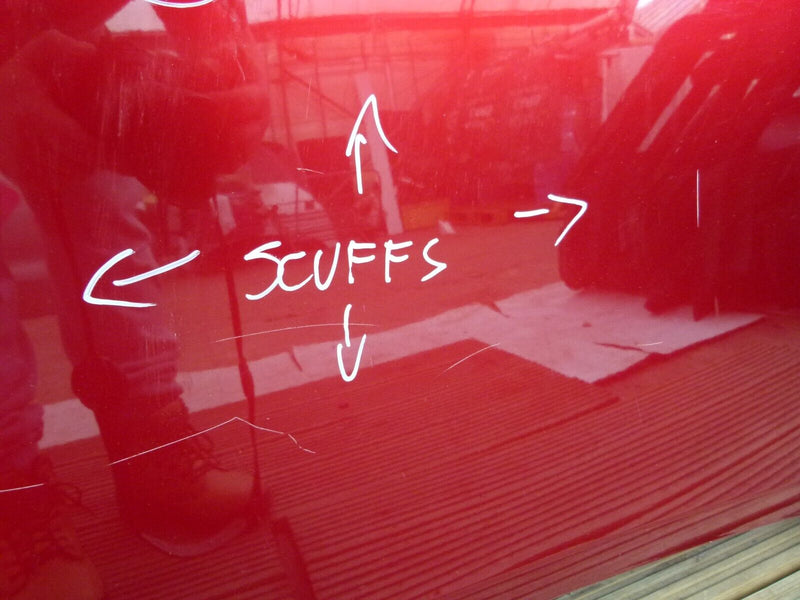 MAZDA 3 CX3 CX-3 GENUINE FRONT BONNET HOOD PANEL in RED