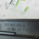 SKODA OCTAVIA 2013-17 FRONT BUMPER LOWER CENTRE GRILL CHROME TRIM 5E0853677K