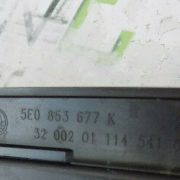 SKODA OCTAVIA 2013-17 FRONT BUMPER LOWER CENTRE GRILL CHROME TRIM 5E0853677K