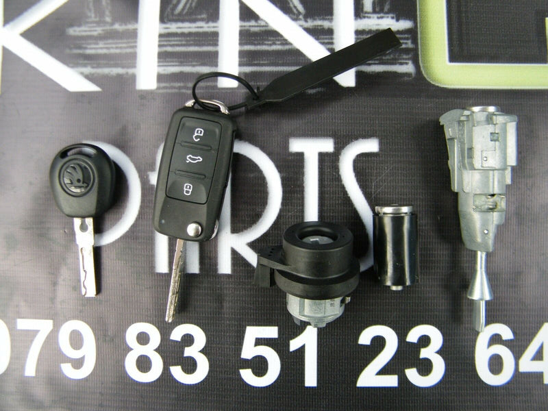 Skoda Superb 2013-2015 Rapid 13-15 Citigo 11-15 Ignition Key Lock Set 3T0837202L