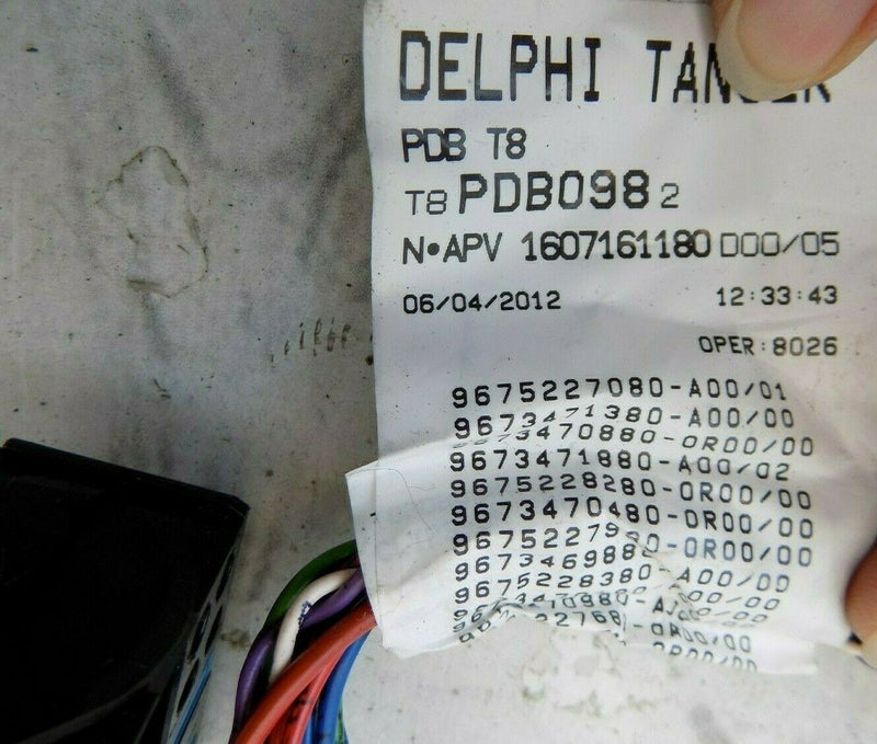 PEUGEOT 3008 2008-2016 HARNESS WIRING LOOM 1607161180 *N