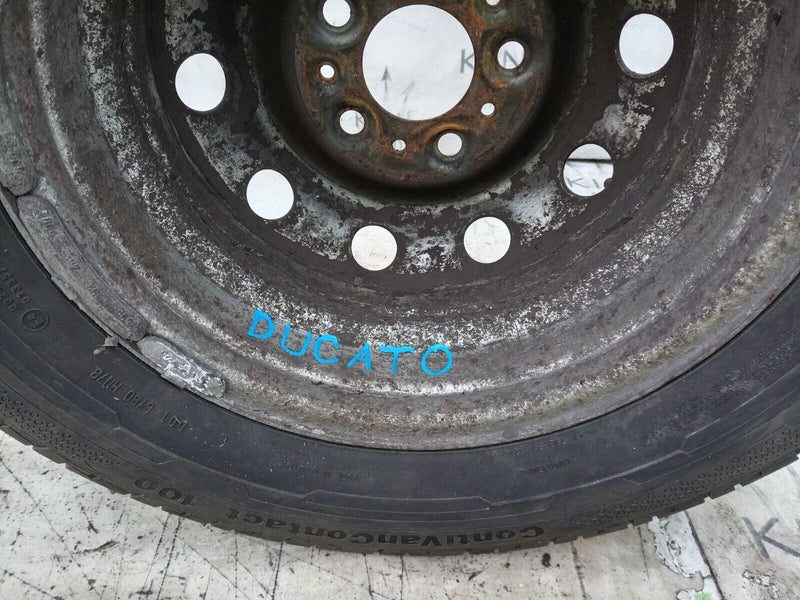 DUCATO BOXER RELAY 16" STEEL WHEEL ET68 + TYRE 235/65/16C