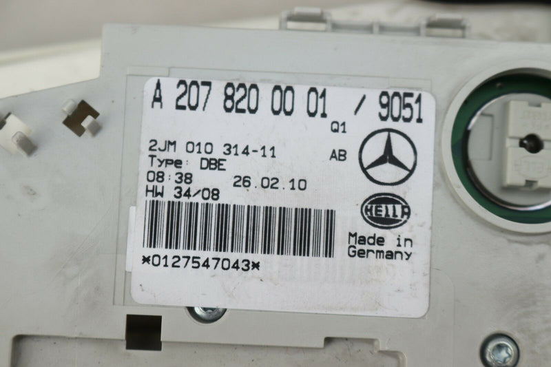 MERCEDES E CLASS W207 2009-2017 COUPE INTERIOR ROOF LIGHTING LAMP A2078200001