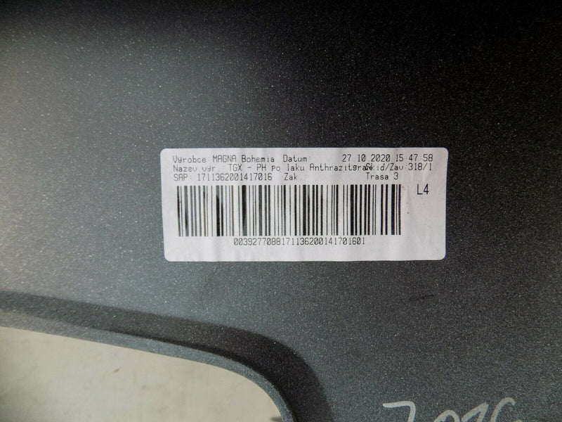 MAN TGX EURO 6 2020+RIGHT BUMPER CORNER HEADLIGHT SURROUND GREY 81416106750