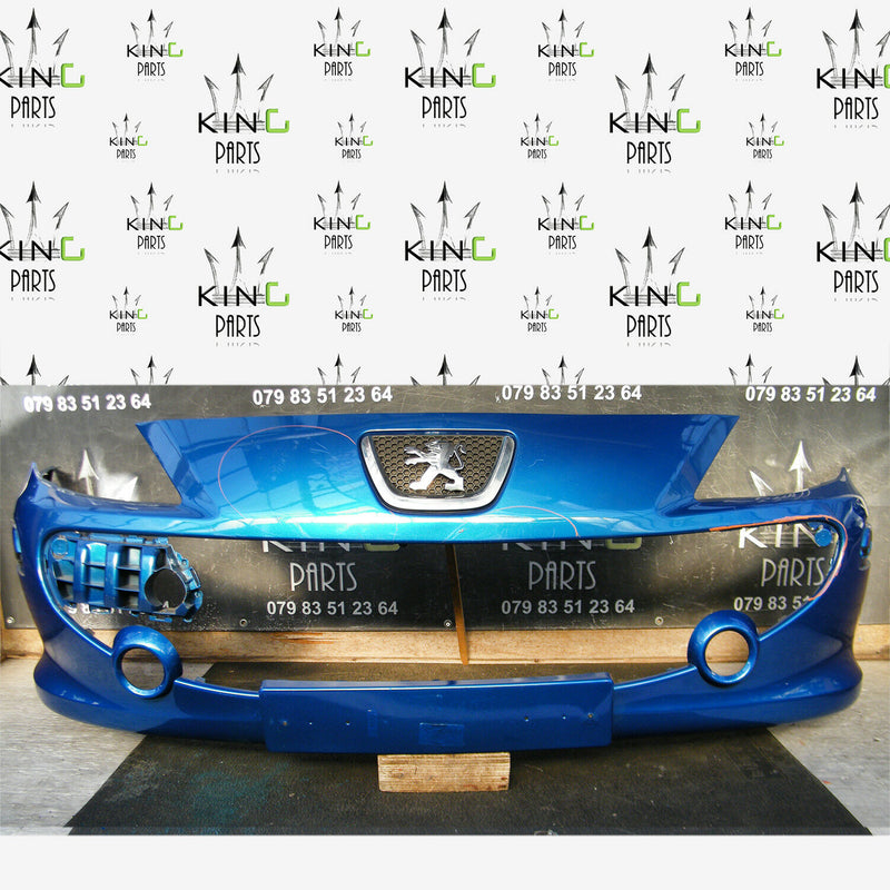 PEUGEOT 307 MK1 FACELIFT 2005-2008 BLUE FRONT BUMPER GENUINE 96532424477