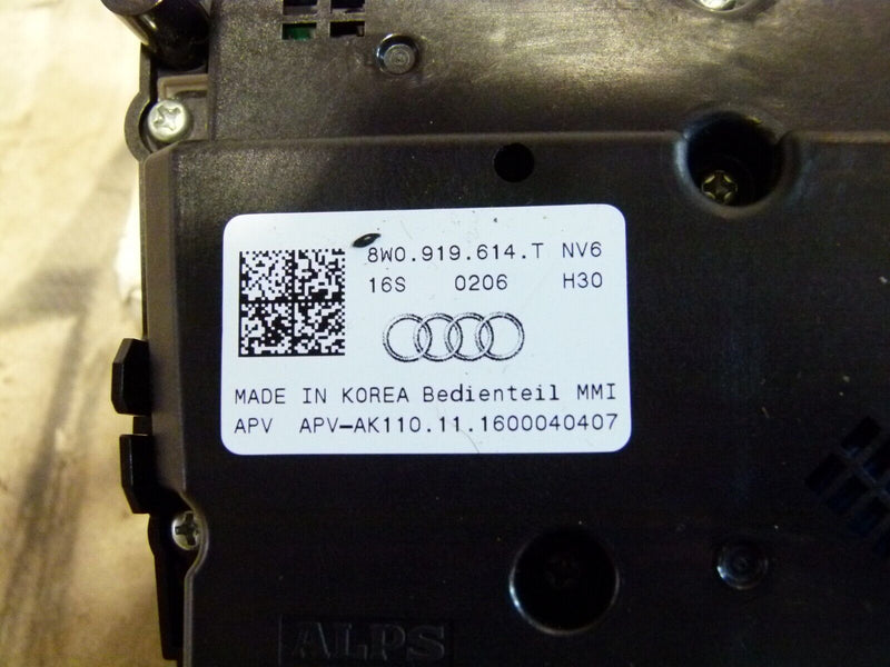 AUDI A4 S4 8W B9 2016-ON RADIO MEDIA NAVIGATION CONTROL PANEL 8W0919614