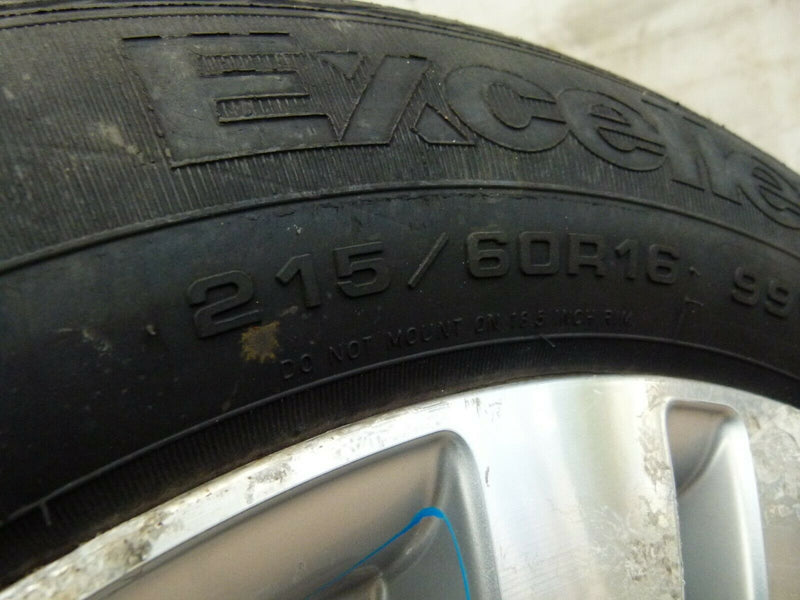 MERCEDES W212 ALLOY WHEEL 16" 8Jx16H2 ET46 A2124010202 TYRE 215/60 R16