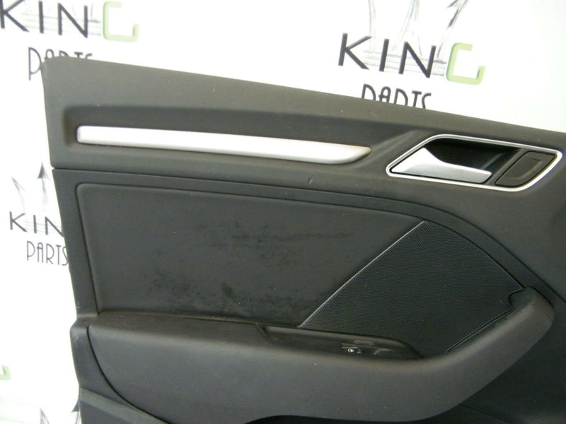 AUDI A3 8V 2012-2016 S-LINE 5DR FRONT LEFT DOOR CARD PANEL HANDLE WINDOW SWITCH