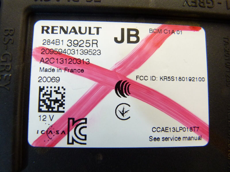 RENAULT CAPTUR 2020-ON AIR CONDITIONING CONTROL PANEL 275100936R