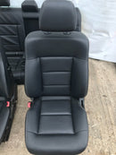 MERCEDES W212 SALOON 09-16  BLACK LEATHER COMPLETE SEATS SET FRONT AND REAR SEAT