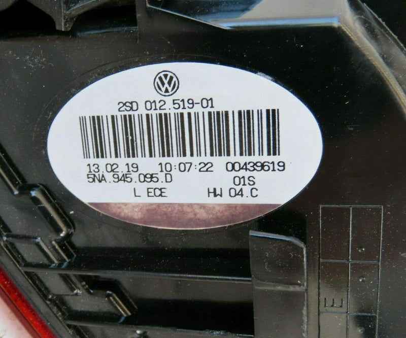 VW TIGUAN 2016-ON PASSENGER NEAR LEFT REAR SIDE LED LIGHT LAMP 5NA945095D